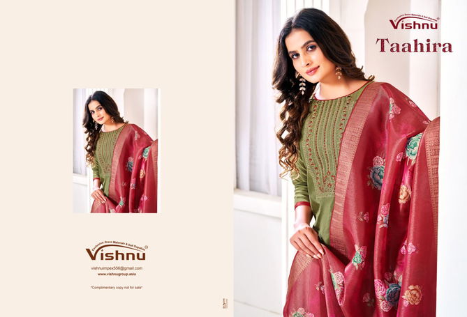 Tahira By Vishnu Cosmos Simmer Designer Dress Material Wholesale Shop In Surat